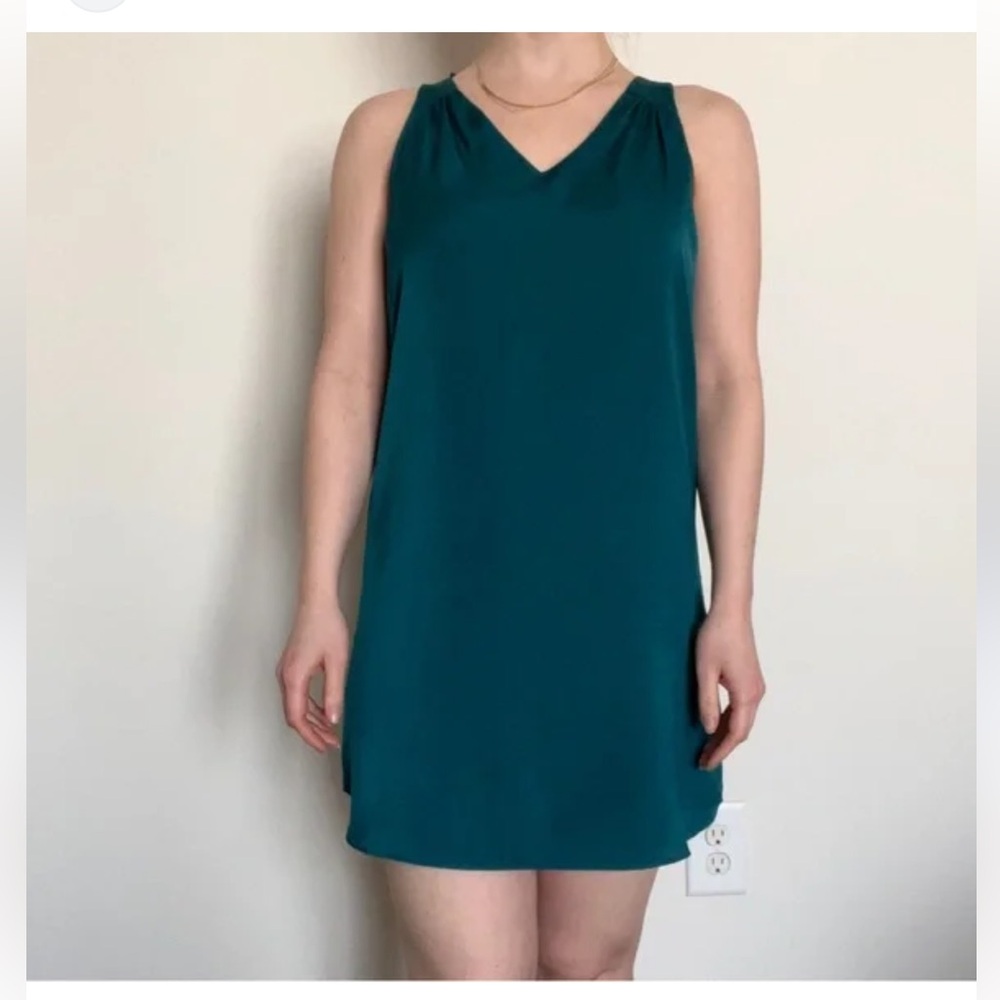 Old Navy- Shift Dress with Bow @ BackNeck, Green, Size XL